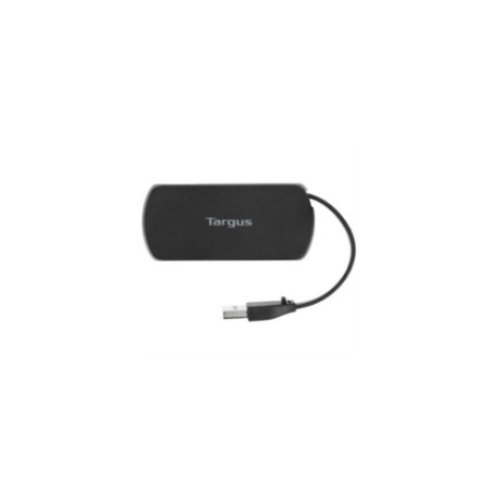 Concentrador USB Targus de 4 Puertos 2.0 Color Negro