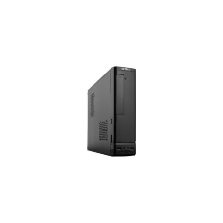 Gabinete Acteck Atom GS240 Mini Torre Slim con Fuente 450W Micro ATX/Mini ITX USB 2.0 1 Ventilador Color Negro