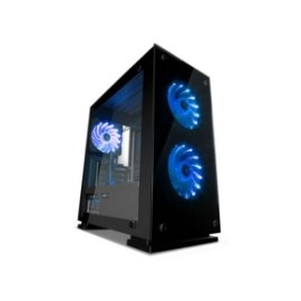 Gabinete Vorago Game Factor CSG550 Micro ATX 3 Ventiladores 120mm RGB Color Negro