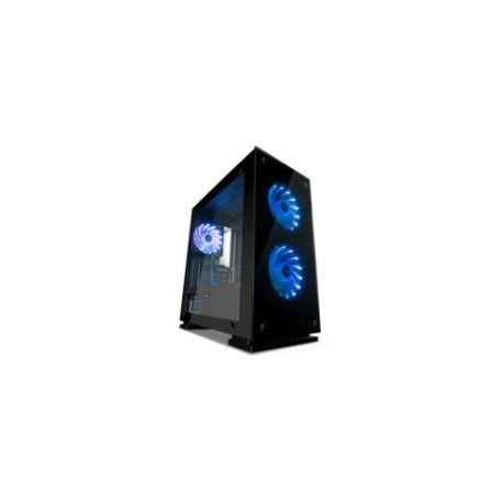 Gabinete Vorago Game Factor CSG550 Micro ATX 3 Ventiladores 120mm RGB Color Negro