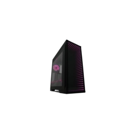 Gabinete Vorago Game Factor CSG601 ATX Optical Cristal USB Iluminación LED RGB