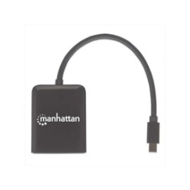 Hub Manhattan Hub MST Mini DisplayPort-M a 2 Puertos HDMI-H Color Negro