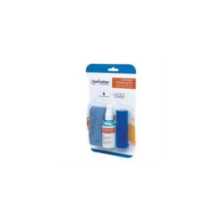 Kit Limpieza Manhattan para LCD Solución 60ml Paño y Brocha