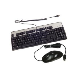 Kit Teclado y Mouse HPE USB US Color Negro