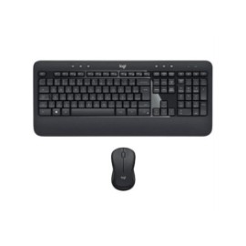 Kit Teclado y Mouse Logitech Advanced MK540 Inalámbrico USB Color Negro