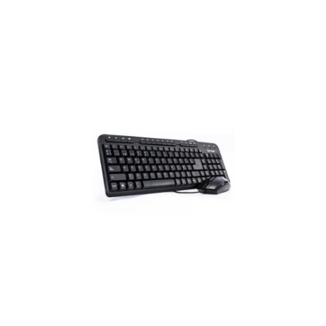 KIT VORAGO TECLADO Y MOUSE KM-105 ALAMBRICO MULTIMEDIA USB