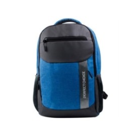 Mochila Perfect Choice Youth para Laptop 15.6" Color Negro-Azul