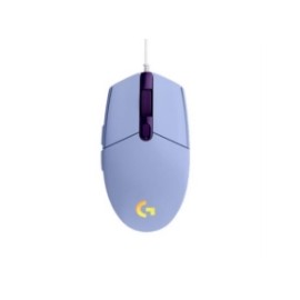 Mouse Logitech G203 LIGHTSYNC Gaming 8000 dpi 6 Botones Color Lila