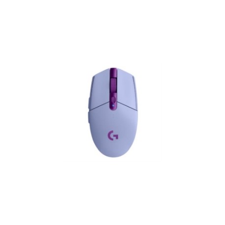 Mouse Logitech G305 LIGHTSPEED Gaming Inalámbrico Sensor Hero 6 Botones Color Lila