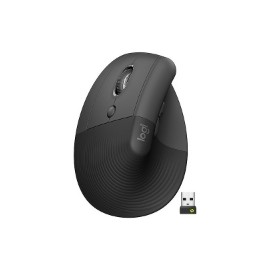 Mouse Logitech Lift Ergonómico Vertical 1000dpi Color Grafito