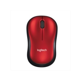 Mouse Logitech M185 Inalámbrico Color Rojo