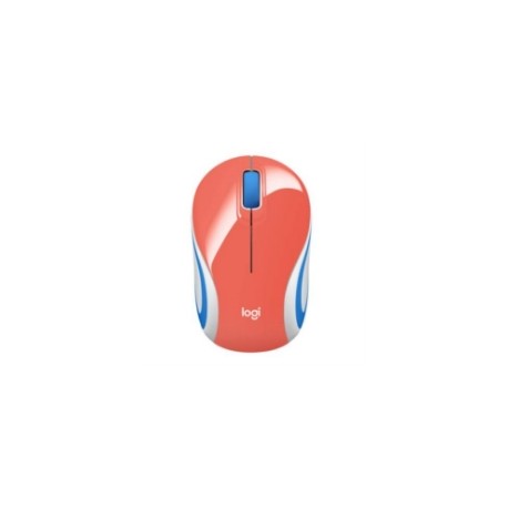 Mouse Logitech M187 Mini Inalámbrico 1000 dpi Color Coral