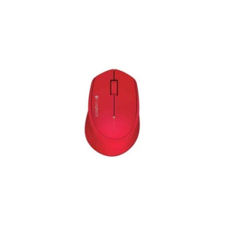 Mouse Óptico Logitech M280 Inalámbrico Color Rojo