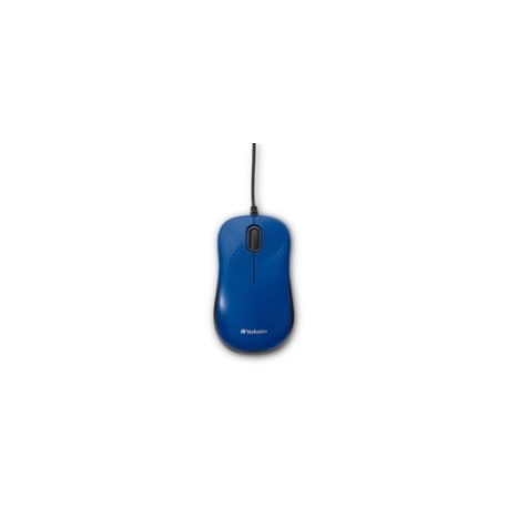 Mouse Verbatim Silent Corded Óptico Color Azul