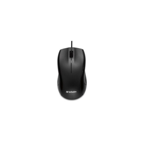 Mouse Verbatim Wired USB 1000 ppi Color Negro