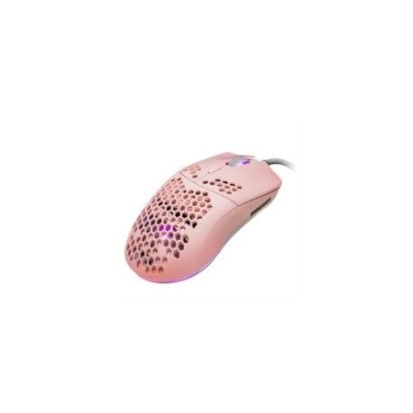 Mouse Vorago Game Factor MOG601 Ultralight RGB Sensor PMW3389 16000 dpi 7 Botones Color Rosa