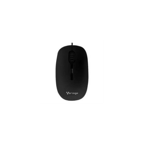 Mouse Vorago MO-100 Óptico Alámbrico USB 800/1200dpi Color Negro