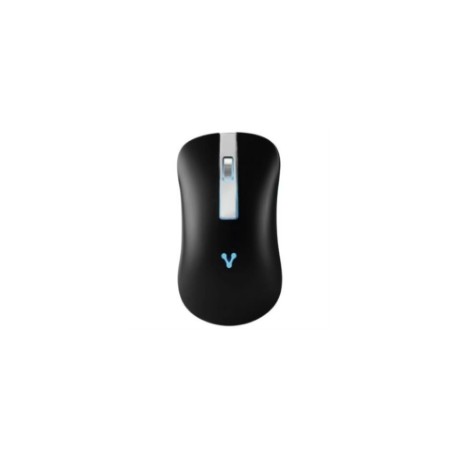 Mouse Vorago MO-305 Slim LED RGB Inalámbrico Recargable 800/1200/1600 dpi Color Negro