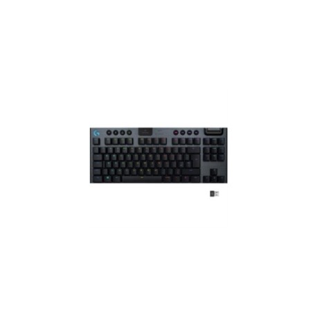 Teclado Logitech G915 TKL Mecánico RGB Inalámbrica Lightspeed Gaming sin Teclado Numérico Color Negro