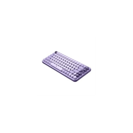 Teclado Logitech Pop Mecánico Teclas Emoji Personalizables Color Cosmos Inglés