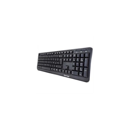 TECLADO VORAGO KB-102 MULTIMEDIA USB NEGRO