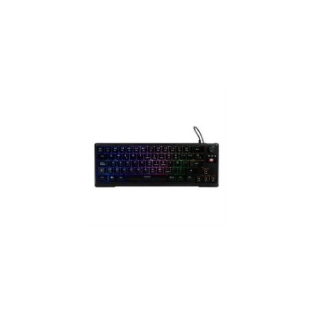 Teclado Vorago Start The Game KB-506 Multimedia TKL Factor 65% RGB Alámbrico Anti-Ghosting USB Color Negro