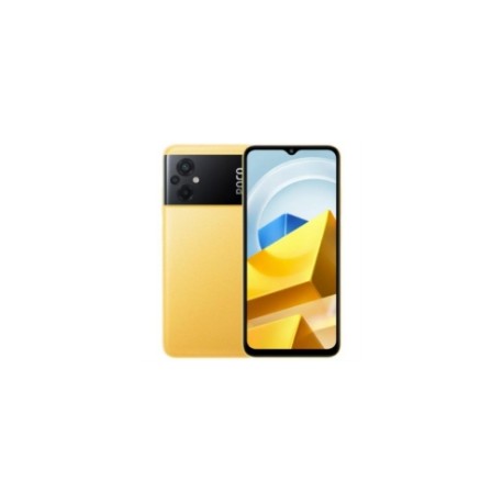 Smartphone Xiaomi POCO M5 6.58" 128GB/4GB Cámara 50MP+2MP+2MP/5MP Mediatek Android 12 Color Amarillo