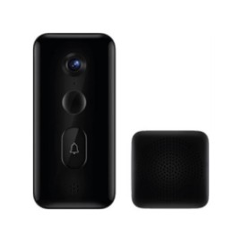 Timbre Xiaomi Smart Doorbell 3 Reconocimiento de Personas Audio Bidireccional Color Negro