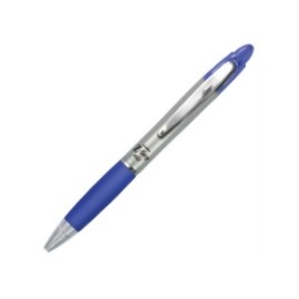 Bolígrafo Zebra Z-Grip Max Retráctil Punto Mediano 1.0mm Color Azul C/12 Pzas