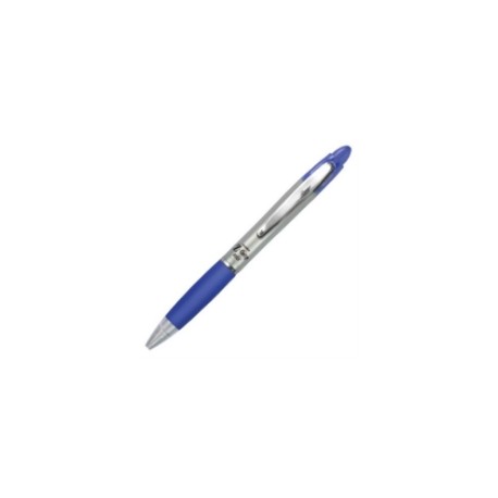 Bolígrafo Zebra Z-Grip Max Retráctil Punto Mediano 1.0mm Color Azul C/12 Pzas