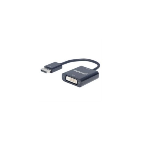 Adaptador Manhattan DisplayPort 1.2a M a DVI-D H Activo Color Negro