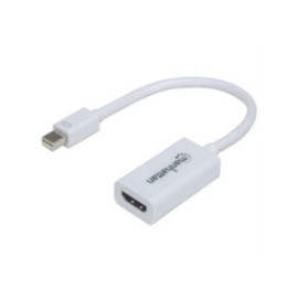 Adaptador Manhattan Mini DisplayPort a HDMI Color Blanco