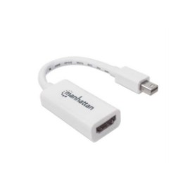 Adaptador Manhattan Pasivo Mini DisplayPort a HDMI-H Color Blanco