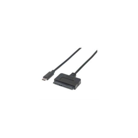 Adaptador Manhattan SATA a USB-C 3.1 SuperSpeed Color Negro