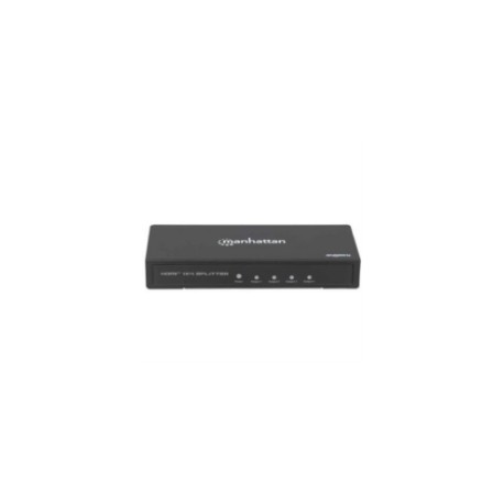 Adaptador Manhattan Video Splitter HDMI 4k a 60Hz 4 Puertos Color Negro