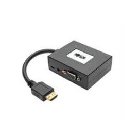 Adaptador Tripp Lite HDMI a VGA Audio 152m TAA Color Negro