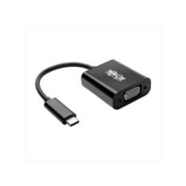 Adaptador Tripp Lite USB-C a VGA con Modo Alterno DP 1.2 Color Negro