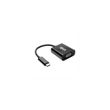 Adaptador Tripp Lite USB-C a VGA con Modo Alterno DP 1.2 Color Negro