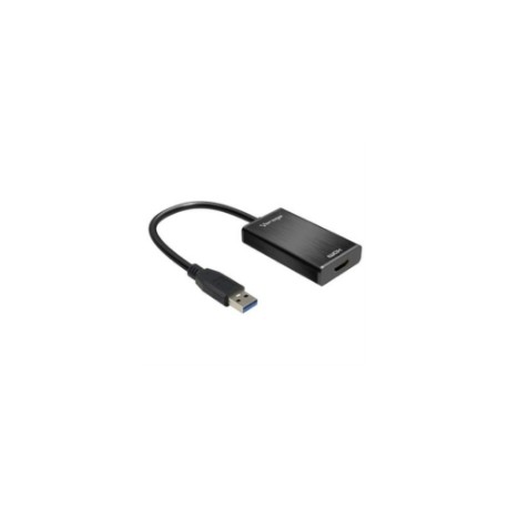 Adaptador Vorago ADP-204 USB 3.0 A HDMI Salida Aduio 3.5mm Color Negro