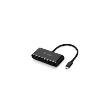 Adaptador Vorago ADP-350 5 en 1 USB Tipo C a HDMI/VGA/USB